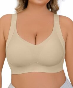 Plus Size Wireless Push-Up Bra for Women – Comfortable, Breathable Bralette for Daily and All-Season