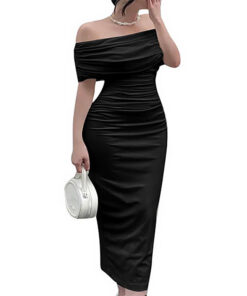 Plus Size Strapless Long Evening Dress - Elegant, Sexy and Comfortable