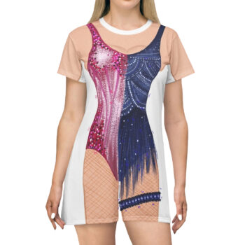 Plus Size Leg Lover to Villain T-Shirt Dress