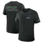 Carolina Panthers Black 2025 Crucial Catch T-Shirt
