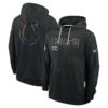 Indianapolis Colts Black 2025 Crucial Catch Sideline Standard Issue Hoodie