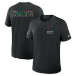 Indianapolis Colts Black 2025 Crucial Catch T-Shirt