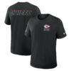 Kansas City Chiefs Black 2025 Crucial Catch T-Shirt