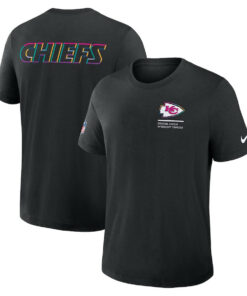 Kansas City Chiefs Black 2025 Crucial Catch T-Shirt