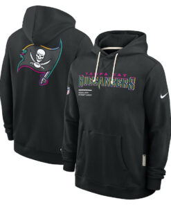Tampa Bay Buccaneers Black 2025 Crucial Catch Sideline Standard Issue Hoodie