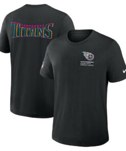 Tennessee Titans Black 2025 Crucial Catch T-Shirt