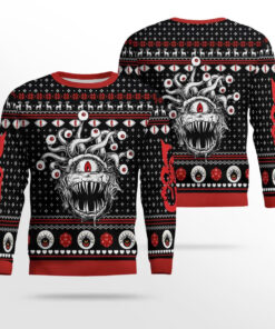 Beholder Dungeons and Dragons Ugly Christmas Sweater