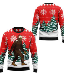 2025 Christmas Bigfoot Ugly Christmas Sweater