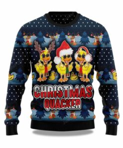 Cute Duck Quacker Ugly Christmas Sweater