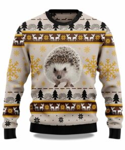 Cute Hedgehog Ugly Christmas Sweater