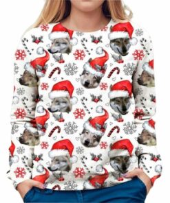 Czechoslovakian Wolfdog Ugly Christmas Sweater