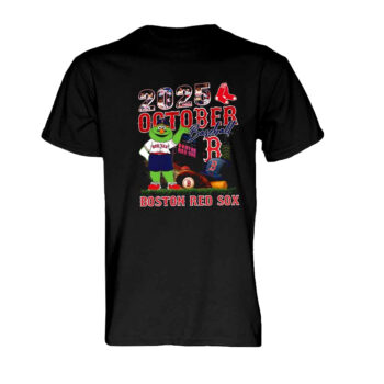 2025 October Baseball Boston Red Sox Mascot T-Shirt