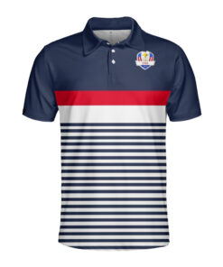 U.S. Ryder Cup 2025 Polo Shirt Navy Multi