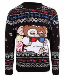 Gremlins - Gizmo Popcorn Ugly Christmas Sweater