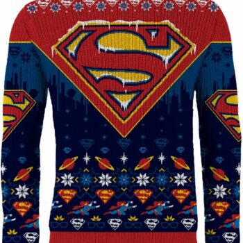 Superman Ugly Christmas Sweater