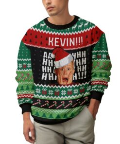 Home alone "Kevin" Christmas Ugly Sweater 4 Home alone "Kevin" Christmas Ugly Sweater