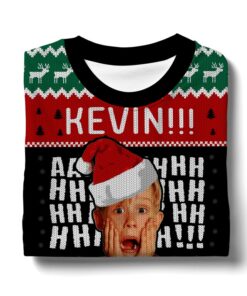 Home alone "Kevin" Christmas Ugly Sweater 6 Home alone "Kevin" Christmas Ugly Sweater