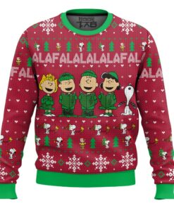 Snoopy and friend Christmas ugly sweater