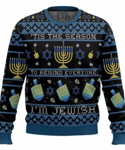 Tis the season to remind everyone "I'm Jewish" Christmas ugly sweater