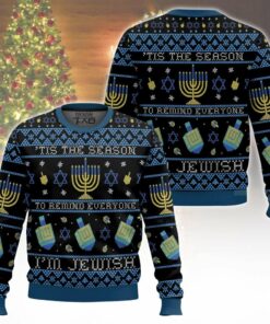 Tis the season to remind everyone "I'm Jewish" Christmas ugly sweater