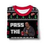 The Sopranos Pass the gabagool Christmas Ugly Sweater