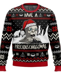 Gollum have a precious Christmas, Lord of the Ring Christmas Ugly Sweater