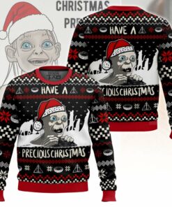 Gollum have a precious Christmas, Lord of the Ring Christmas Ugly Sweater