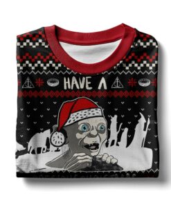 Gollum have a precious Christmas, Lord of the Ring Christmas Ugly Sweater