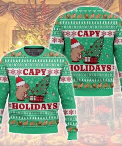 Capy Holidays, Christmas Ugly Sweater