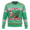 Capy Holidays Christmas Ugly Sweater 1 Capy Holidays Christmas Ugly Sweater