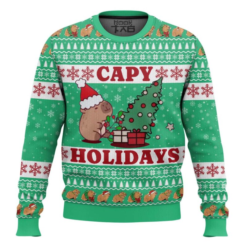 ANDY211024DKD8Green_mk2-800x800-1.jpg Capy Holidays Christmas Ugly Sweater