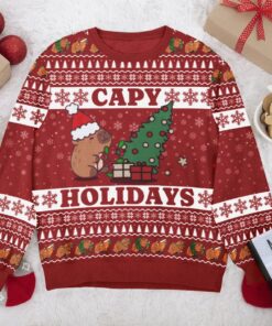 Capy Holidays, Christmas Ugly Sweater