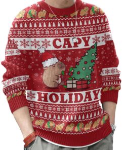 Capy Holidays, Christmas Ugly Sweater