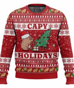Capy Holidays, Christmas Ugly Sweater