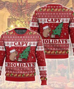 Capy Holidays, Christmas Ugly Sweater