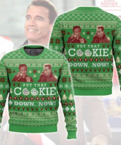 Jingle all the Way, "Put that cookie down, Now!" Christmas Ugly Sweater 2 Jingle all the Way, "Put that cookie down, Now!" Christmas Ugly Sweater