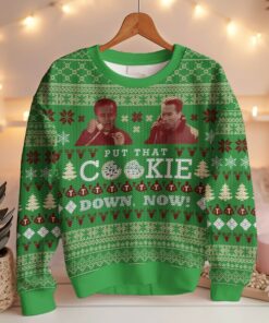 Jingle all the Way, "Put that cookie down, Now!" Christmas Ugly Sweater 4 Jingle all the Way, "Put that cookie down, Now!" Christmas Ugly Sweater