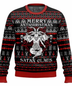 Satanic Merry Antichristmas - Satan Claus Ugly Sweater
