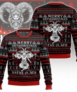 Satanic Merry Antichristmas - Satan Claus Ugly Sweater