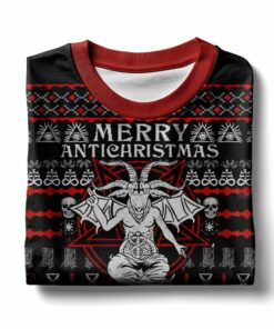 Satanic Merry Antichristmas - Satan Claus Ugly Sweater