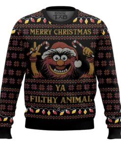 The Muppet Show, Animal Muppet, Merry Christmas Filthy Animal Ugly Sweater