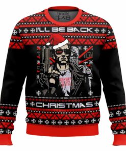 Terminator "I'll Be Back", A Very Cyber Christmas Ugly Sweater