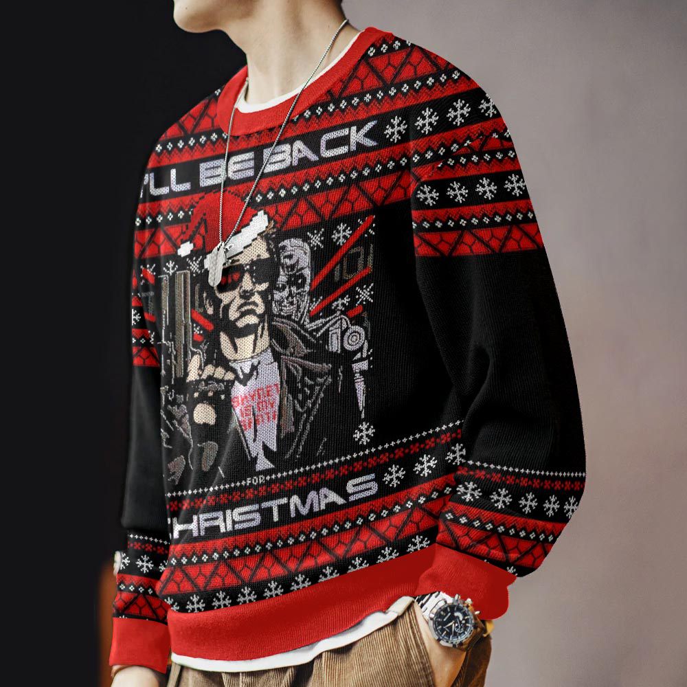 ANDY24924DQB6_mk8.jpg Terminator "I'll Be Back", A Very Cyber Christmas Ugly Sweater