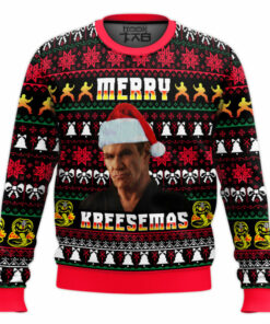 Merry Kreesemas - Cobra Kai Ugly Xmas Sweater 15 Merry Kreesemas - Cobra Kai Ugly Xmas Sweater