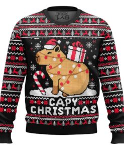 Capybara Ugly Christmas Sweater