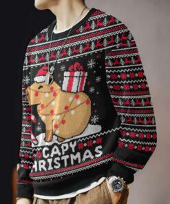 Capybara Ugly Christmas Sweater