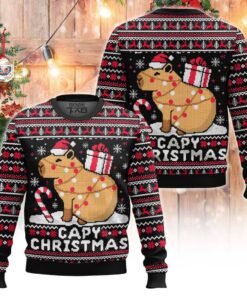 Capybara Ugly Christmas Sweater