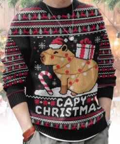 Capybara Ugly Christmas Sweater