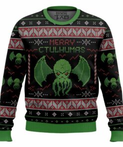 Merry Cthulhumas! Ugly Christmas Sweater Cthulhu