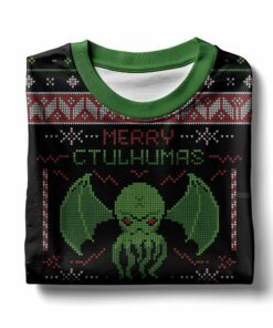 Merry Cthulhumas! Ugly Christmas Sweater Cthulhu